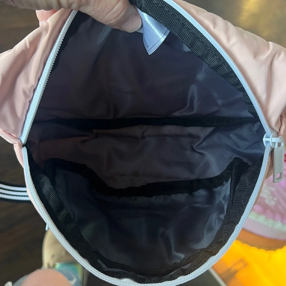 Adidas unisex Core Waist pack Fanny pack glow pink New With Tags - Picture 5 of 8